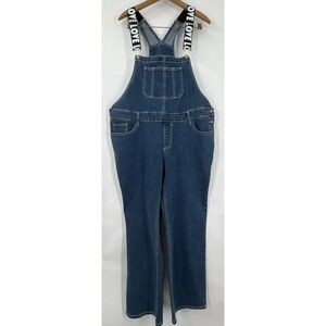 Women Overalls Straight Legs Jumpsuits Workwear Denim Bib Farmgirl Boho 18W Love